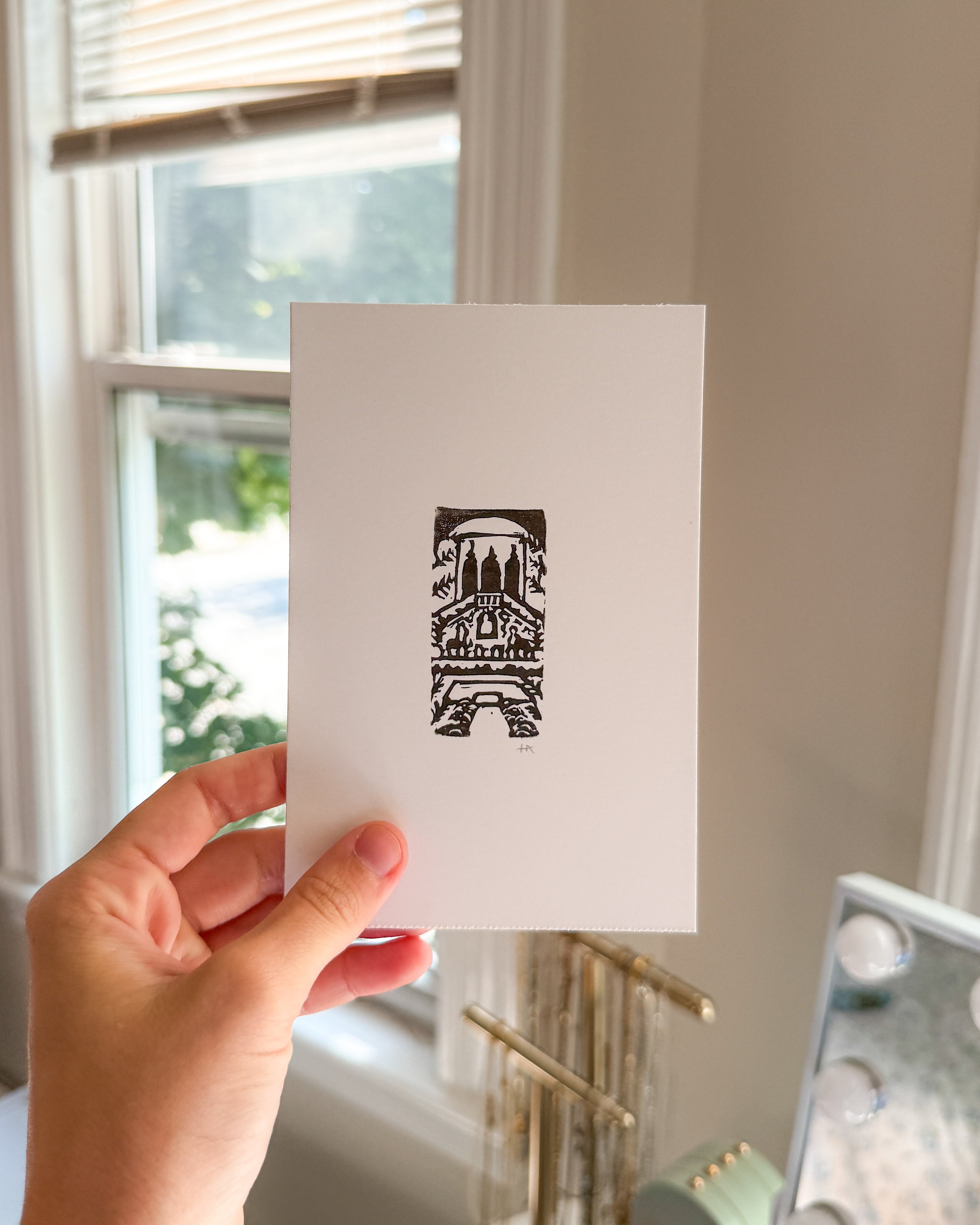 Isabelle Stewart Gardner museum Linocut