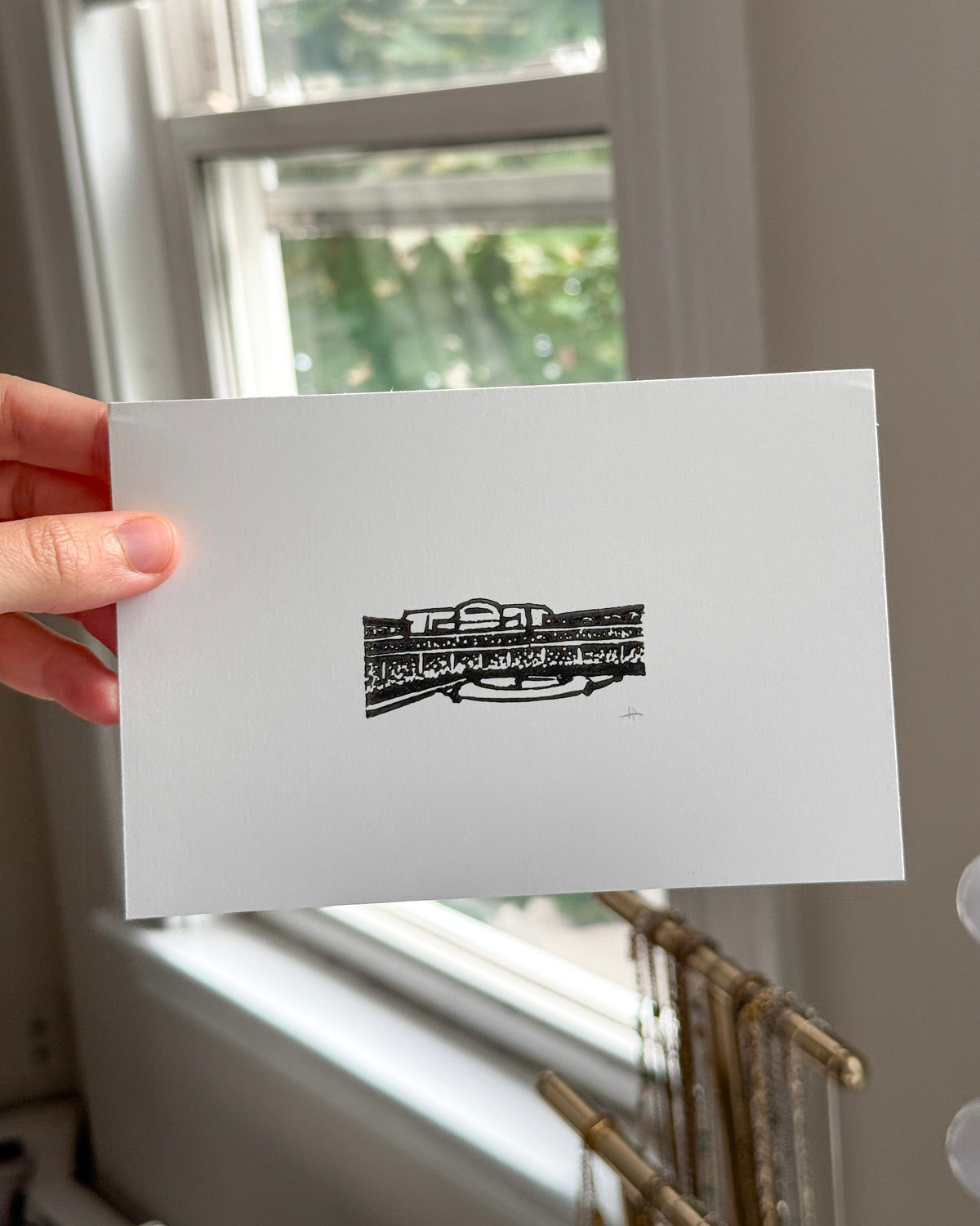 Fenway Park Linocut