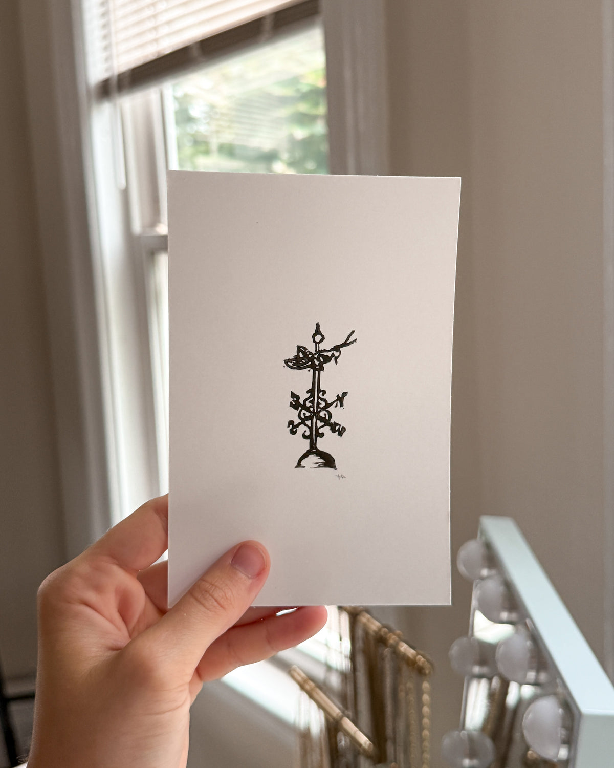 Cricket on Faneuil Hall Linocut