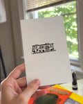 MBTA Green Line Linocut